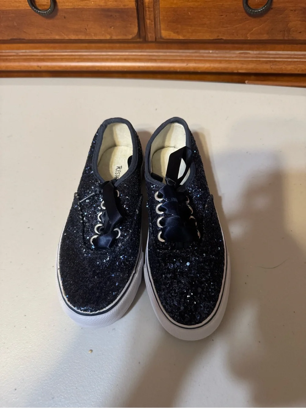 Restricted glitter shoes size 13